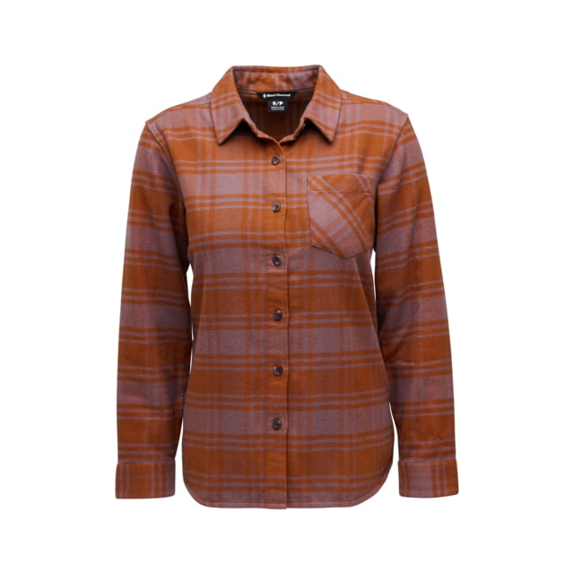Black Diamond Project Flannel - Women's Dark Mauve/Clay Small