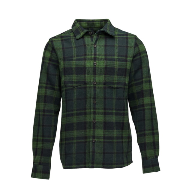 Black Diamond Project Heavy Flannel - Men's Palm Green/Anthracite Plaid Large