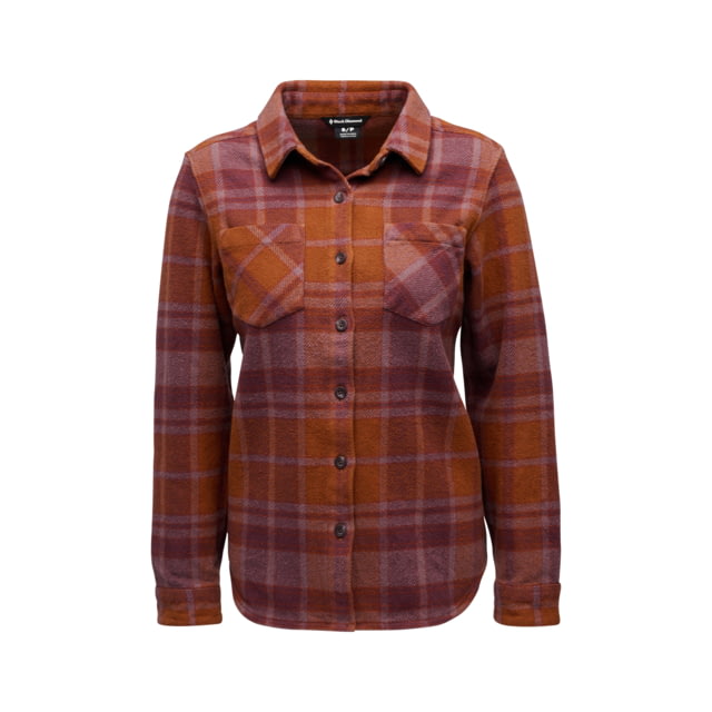 Black Diamond Project Heavy Flannel - Women's Clay/Fig Extra Small