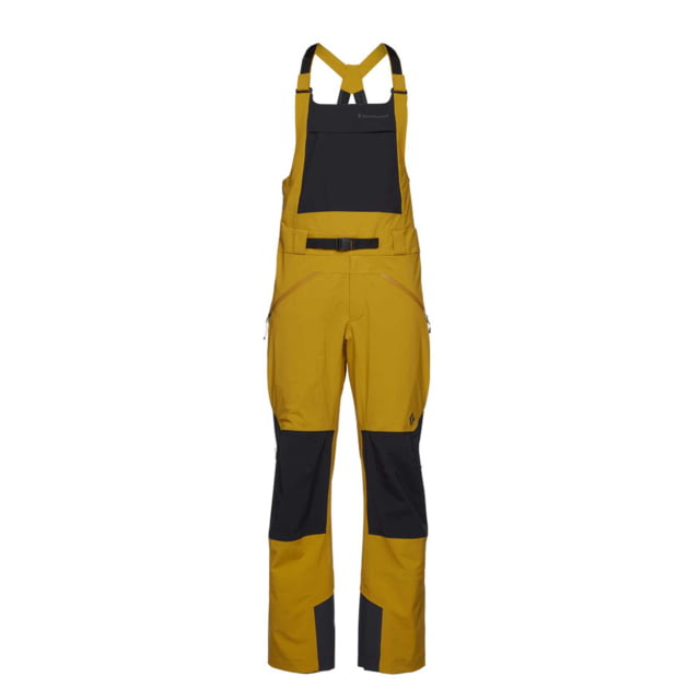 Black Diamond Recon Stretch Bibs - Men's Amber/Black Medium