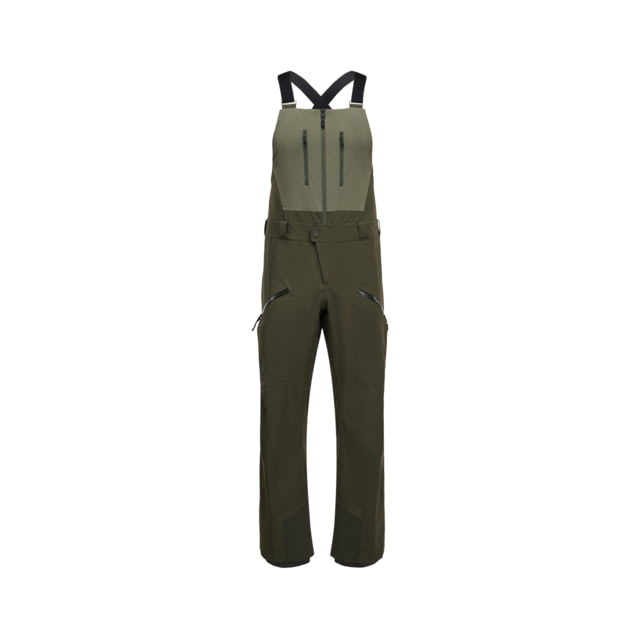 Black Diamond Black Diamond Recon Stretch Bibs - Men's Tundra/Dark Moss Medium