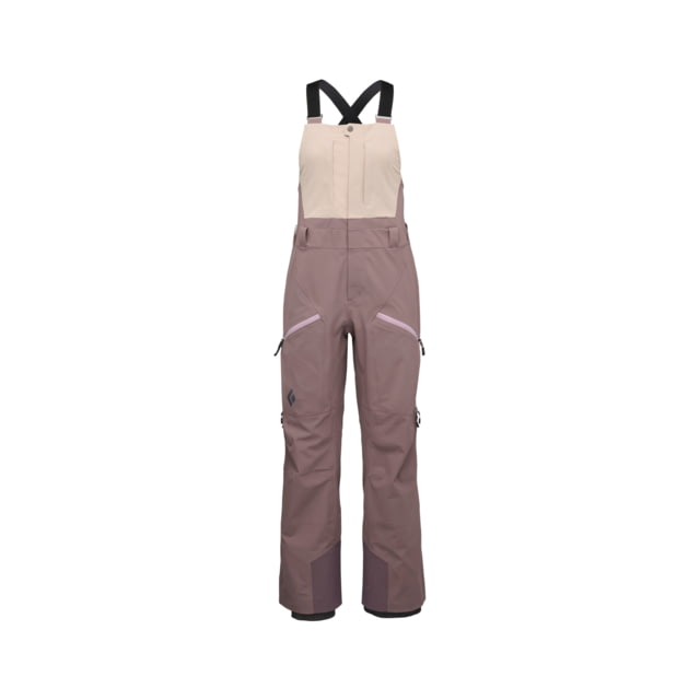 Black Diamond Recon Stretch Bibs - Women's Pale Mauve/Dark Mauve Small