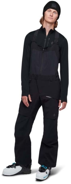 USED Black Diamond Recon Stretch Pro Bibs - Men's Small Black