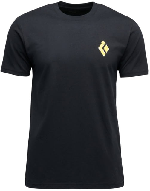 Black Diamond Shredded Short Sleeve Tee - Men's Black Large
