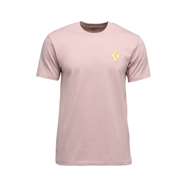 Black Diamond Shredded Short Sleeve Tee - Men's Pale Mauve Medium