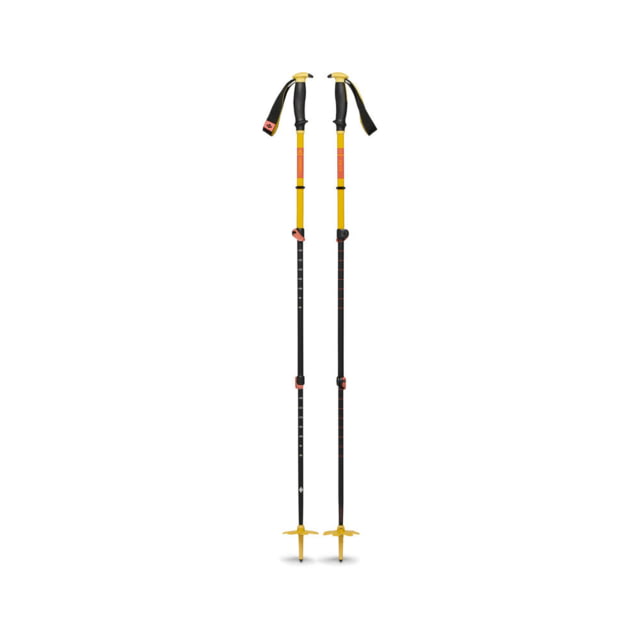 Black Diamond Traverse 3 Ski Poles Sulphur Green 125 cm