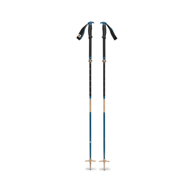Black Diamond Traverse Compactor Ski Poles Creek Blue 125 cm