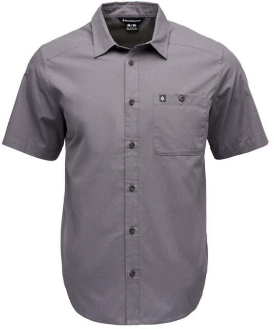 Black Diamond Wingate Short Sleeve Shirt - Men's Steel Grey Large