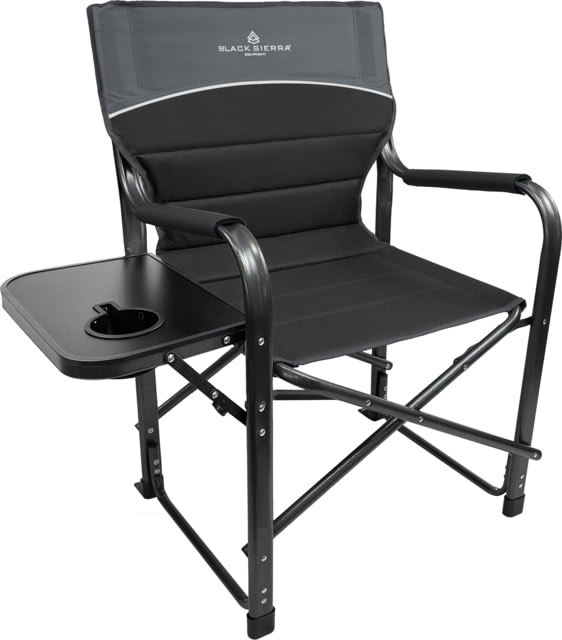 BLACK SIERRA EQUIPMENT HD XL Directors Chair Black
