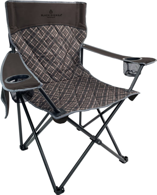 BLACK SIERRA EQUIPMENT Quilted Quad Chair Brown