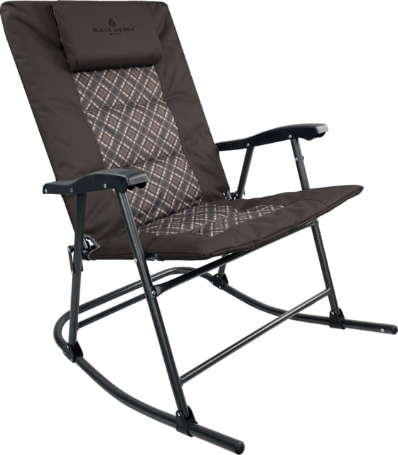 BLACK SIERRA EQUIPMENT Quilted XL Leanback Rocker Brown
