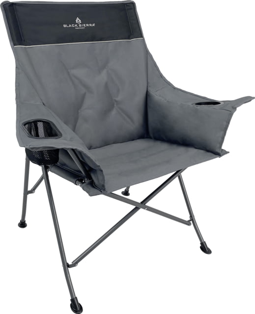 BLACK SIERRA EQUIPMENT XL Padded Tension Chair Gray