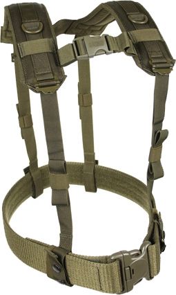 BlackHawk Load Bearing Suspenders w/Drag Handles OD Green