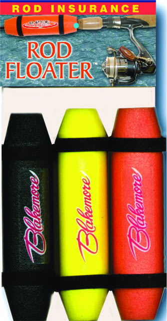 Blakemore 6in Rod Floaters 3/Pk Asst-Black/Yellow/Orange