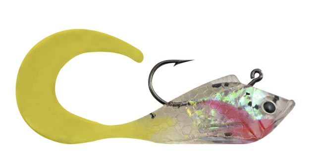 Blaze Fishing Gear Rigged Grub Grub 5 3in Chartreuse/Sparkle