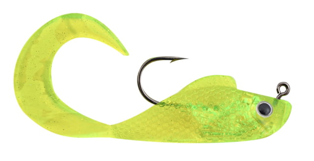 Blaze Fishing Gear Rigged Grub 5pk Sp/Chartreuse