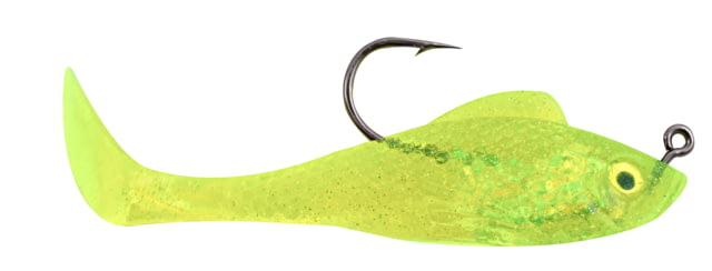 Blaze Fishing Gear Rigged Shad Shad 5 2in Chartreuse/Silver