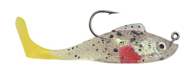 Blaze Fishing Gear Rigged Shad Shad 5 2in Chartreuse Sparkle
