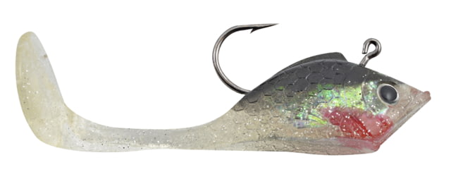 Blaze Fishing Gear Rigged Shad Shad 5 2in Pearl/Black