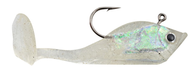 Blaze Fishing Gear Rigged Shad Shad 5 2in Pearl/White