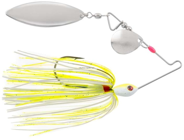 Blaze Fishing Gear Spinnerbait Octopus Fishing Hook 1/4oz 1 Piece White Chartreuse