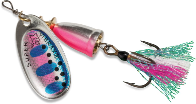 Blue Fox Classic Vibrax Foxtail Spinner Fishing Hook 1/4 oz 1 Piece Rainbow Trout