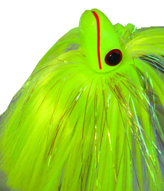 Blue Water Candy Grinning Gus Parachute Lure Chartreuse Skirt/Chartreuse Head 3oz