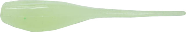 Bobby Garland MO Glo Baby Shad Glow-In-The-Dark Shad 18 2in Ghost Sparkle