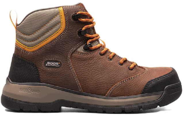 Bogs Bedrock II 6in CT WP Work Boots - Men's Brown Multi 9