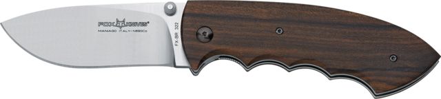 Boker Fox Kommer Hunter Folding Knife 3.34in N690Co Ziricote Wood