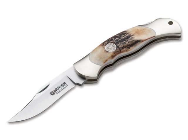 Boker USA Junior Scout Stag Knife Brown Small