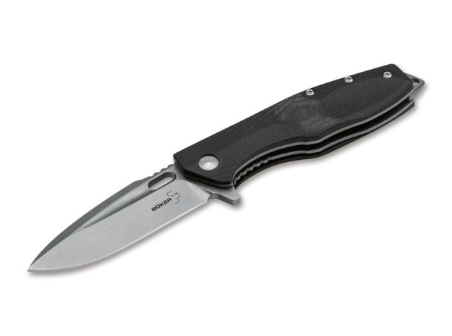Boker Plus Caracal Mini Folding Knife 3.1in D2 G10 Uncoated Black