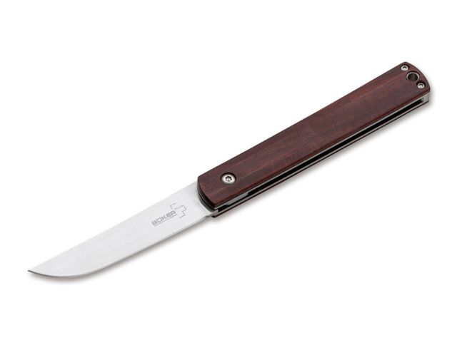 Boker Plus Wasabi Cocobolo Folding Knife 2.8in 440C Cocobolo Wood Uncoated Brown