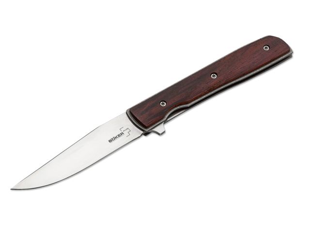 Boker Urban Trapper Petite Cocobolo Folding Knife 2.8in VG-10 Cocobolo Wood Uncoated Brown