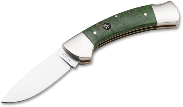 Boker USA 3000 Curly Birch Knife Green Small