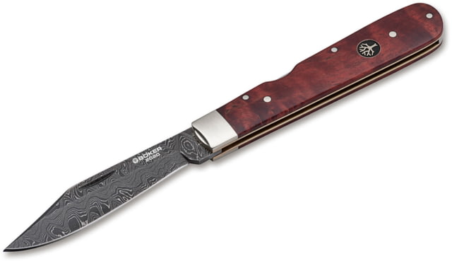 Boker USA Annual Damascus 2020 Knife Red Small
