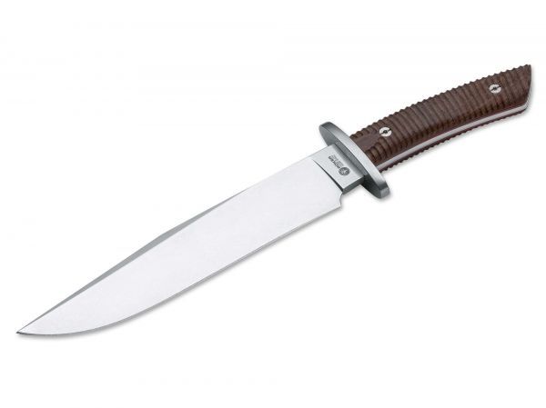 Boker USA Arbolito El Gigante Fixed Blade Knife 9.30in N695 Steel Blade Ebenholz Handle