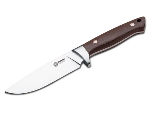 Boker USA Arbolito Satin-Finished N695 Steel Fixed Knife Wood 4.75in. Blade