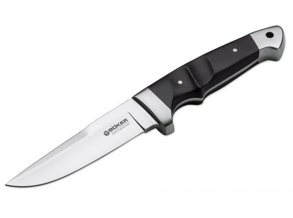 Boker USA Boker Vollintegral 2.0 Grenadill Fixed Blade Knife4.6in 440C Steel BladeGrenadill Wood Black Handle