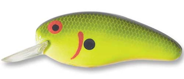 Bomber Deep Flat A Crankbait 2 1/2in 3/8oz Black/Chartreuse