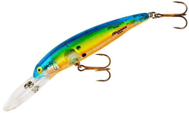 Bomber Deep Long 24A Crankbait 3.5in 3/8oz Chart Fl/Blue Orange