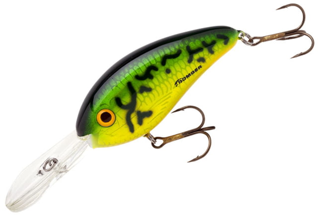 Bomber Fat Free Shad Crankbait 3in 1oz Dance's Fire Tiger