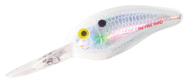 Bomber Fat Free Shad Jr. Crankbait 2-1/2in 5/8oz Dance's Pearl White