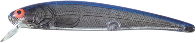 Bomber Jointed Long 15A Slender Minnow Lure 4 1/2in 5/8oz Silver Flash Blue Back