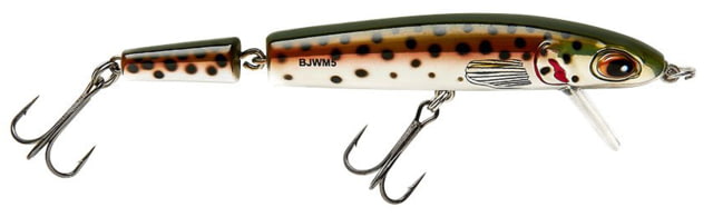 Bomber Jointed Wake Minnow 5-3/8in 3/4oz Rainbow Trout