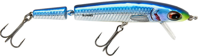 Bomber Jointed Wake Minnow 5-3/8in 3/4oz Baby Blue Fish