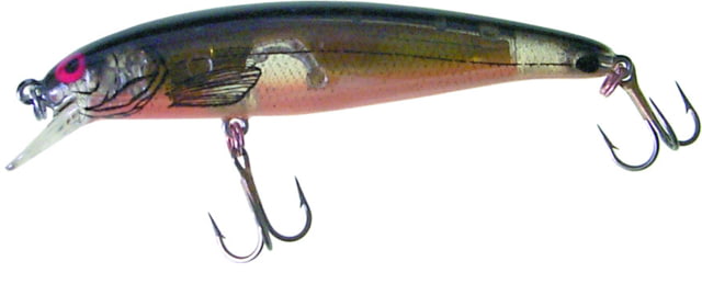 Bomber Bomber 14A Long Minnow Jerkbait 3-1/2in 3/8 oz Chart Flash Orange Belly
