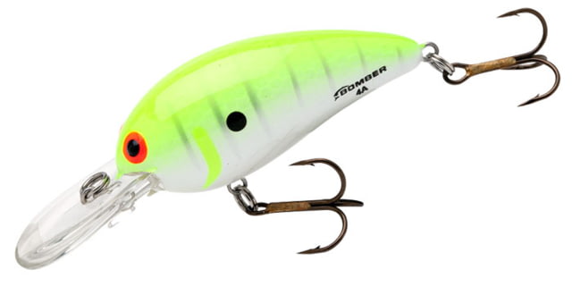 Bomber Model 4A Crankbait 2 5/8in 5/16oz Chartreuse Shad