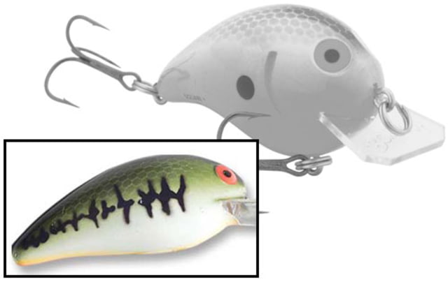 Bomber Bomber Model 5A Square Crankbait 2in 3/8z Baby Bass/Orange Belly