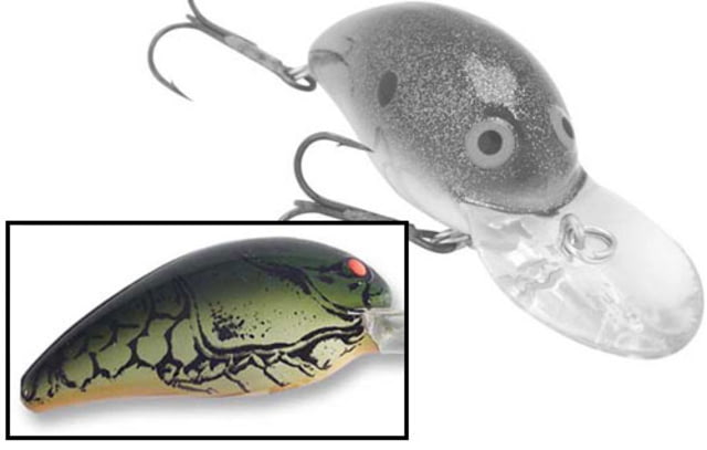 Bomber Model 6A Crankbait 2 1/8in 3/8oz Dark Green Crawdad/OB